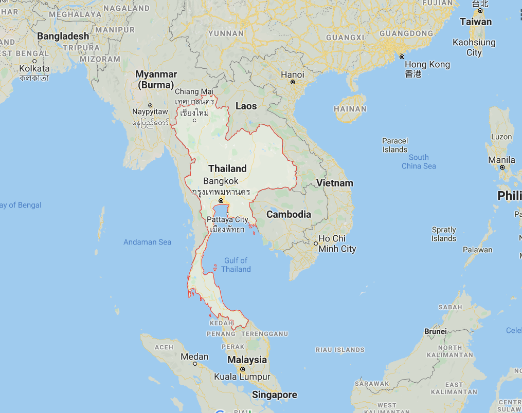 Thailand Map