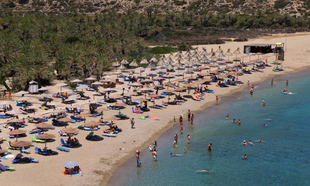 Vai, Palm tree beach East Crete