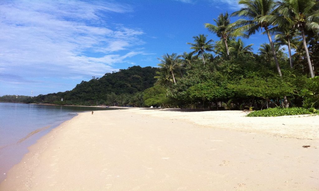 White sand beach