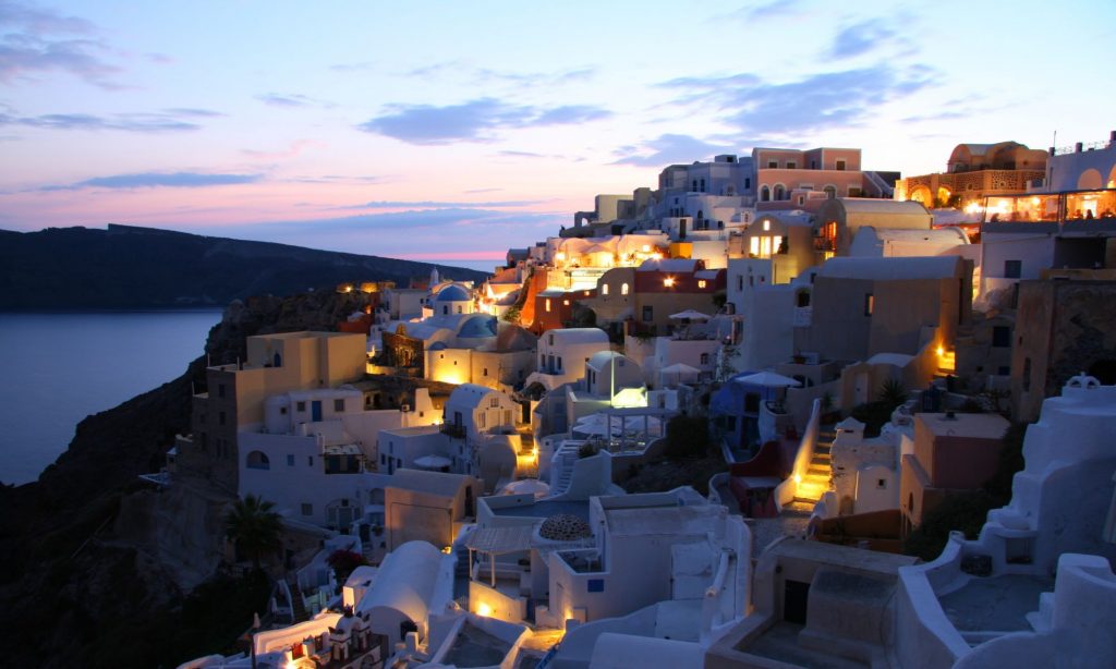 Famous Santorini Island 